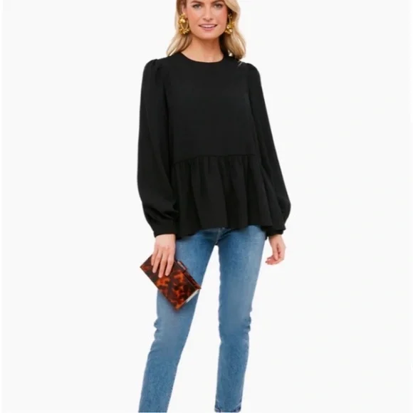 Pomander Place Carlota Peplum Blouse from Tuckernuck XS - Picture 2 of 9